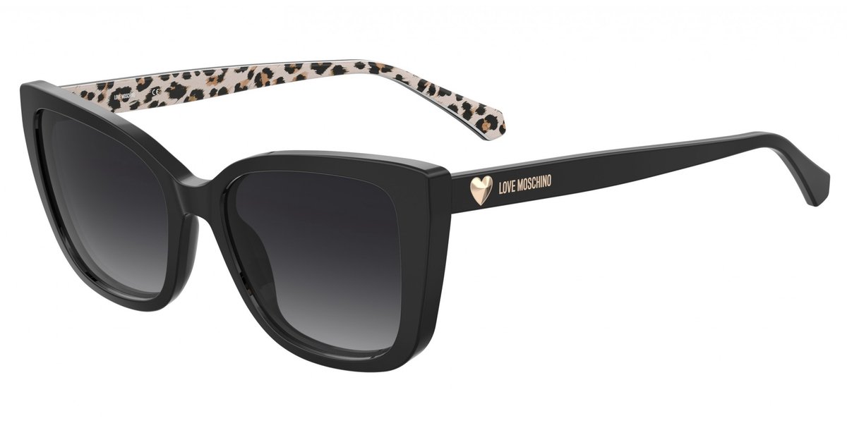 Love Moschino MOL073/S PATTERN BLACK/ DARK GREY SHADED 54/18/140 Damenbrillen Zonnebrillen