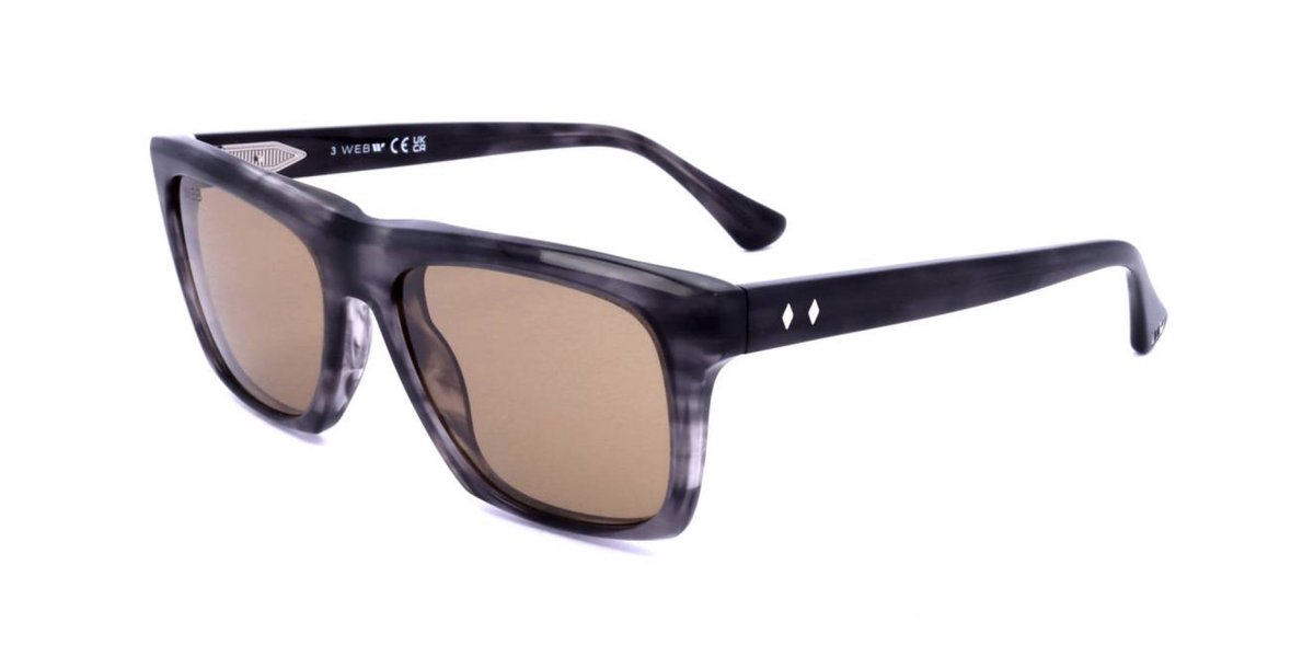 Web WE0350 Grey 55/17/150 MAN Zonnebrillen