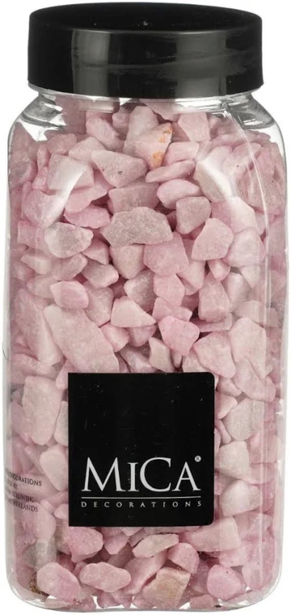 Roze Decoratie Steentjes 650ml - Mica Decorations