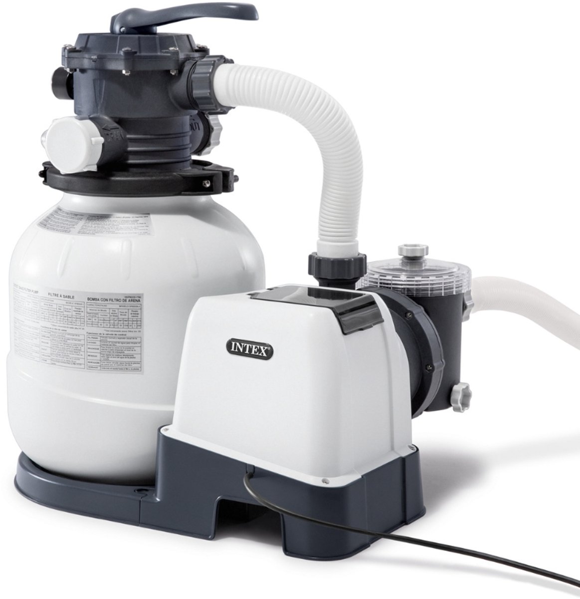 Intex 26646GS Zandfilterpomp - SX2100 - 6000 liter per uur - Zwembadfilterpomp - Zandfilter - Zwembadwater - Filterpomp - Zwembad