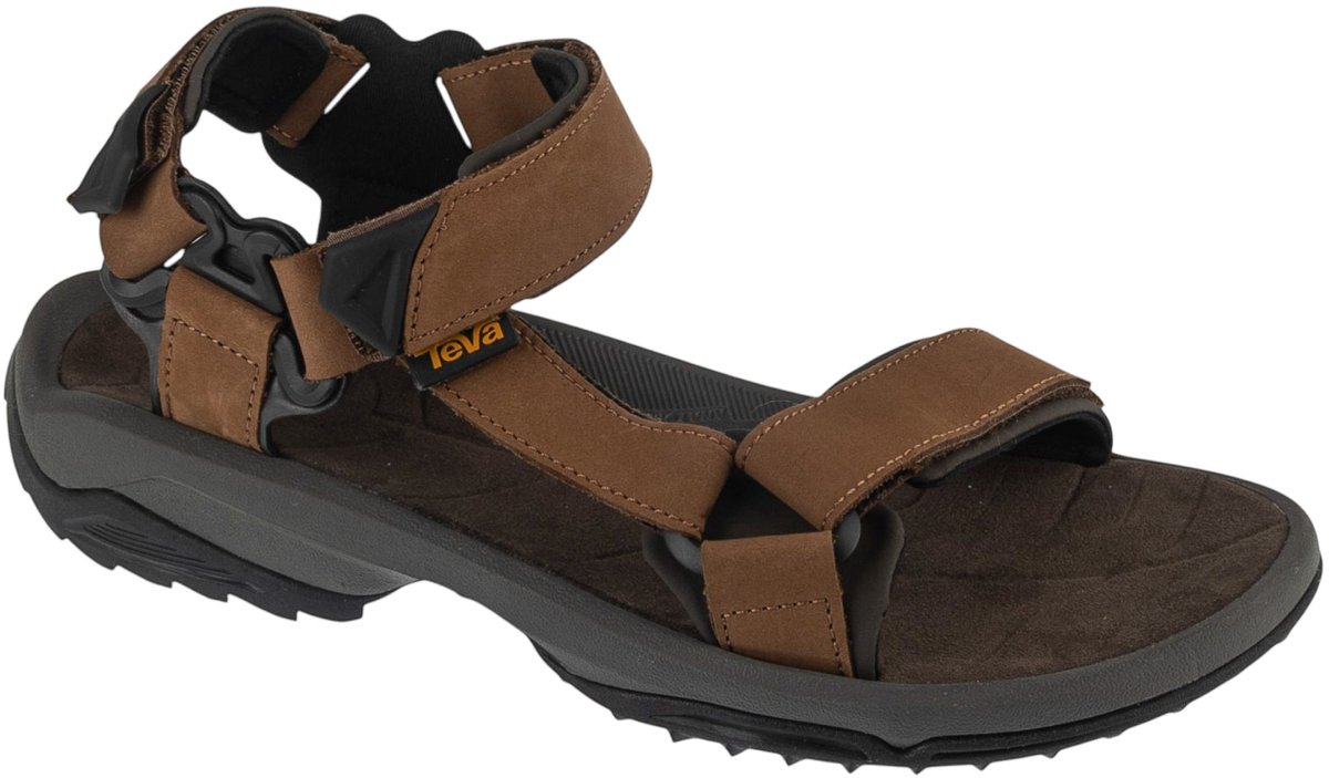 Teva Terra Fi Lite Leather Sandalen 1/2 Man Bruin