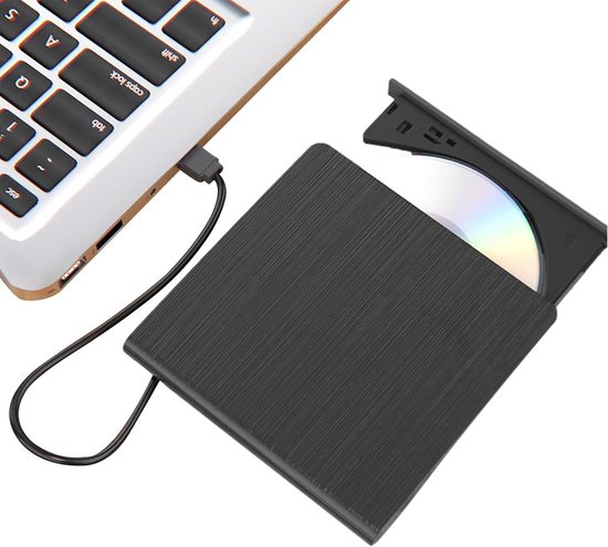 Externe Schijf - Draagbare Lezer - Film Kijken - Lezen Schrijven VCD - 14.5cm Breed - Zwart — afbeelding 4