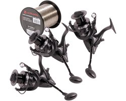 Ultimate ULX Carp 8000 - 3pcs combo with nylon - Karper Set