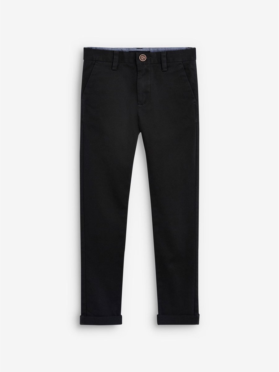 Next - Jongens - Stretchchino skinny-fit - Zwart