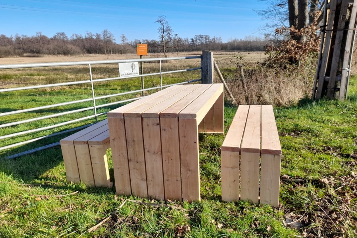 Rockwood® Tuinset Line Douglas - Modulair 2.00m inclusief montage op locatie Naturel