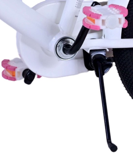 Volare Ashley Kinderfiets - Meisjes - 16 inch - Wit van Volare — afbeelding 3