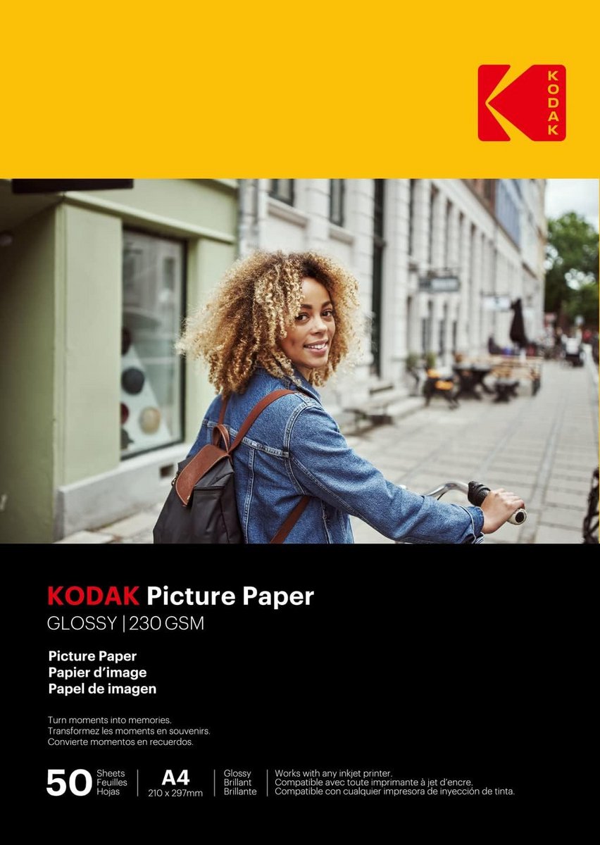 Fotopapier Vellen - Glanzend Papier - Foto's Printen - 230 g/m² Dik - A4 Formaat - Wit