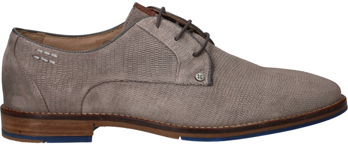 Berkelmans Posadas Veterschoenen - Heren - Grijs - Maat:41
