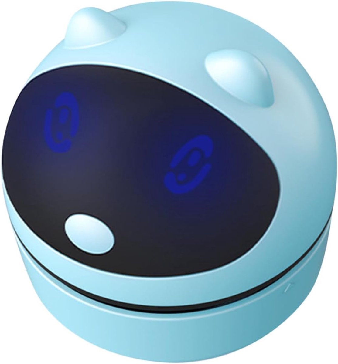 Stofzuiger - Schattig robotontwerp - Tafelmodel stofzuiger - Draadloos en USB-oplaadbaar - Compact en lichtgewicht (Blauw)