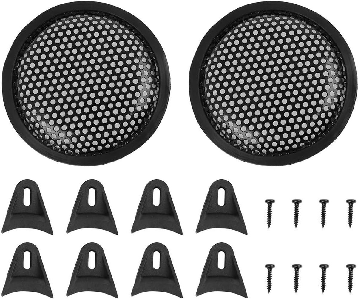 Luidspreker Grills - Subwoofer Beschermers - Auto Audio - Stevig Metaal - 5 Inch - Zwart