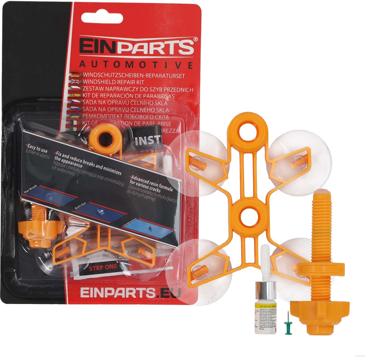 Einparts Diy Autoraamreparatieset Met Injector En Reparatiehars