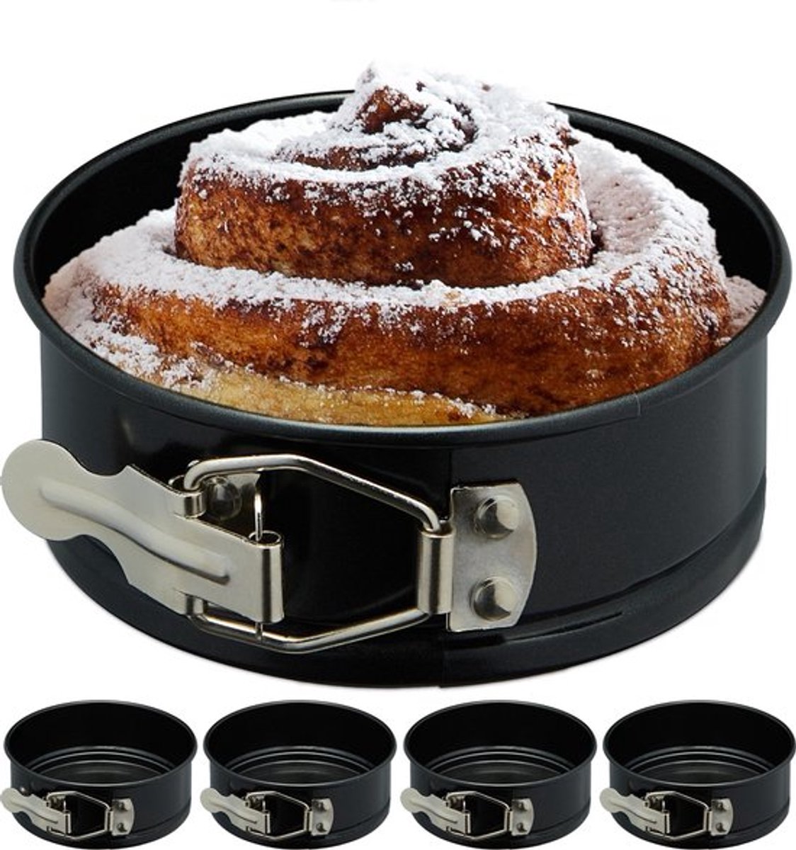 springvorm - klein - Ø 12 cm - rond - taartvorm - 250° C hittebestendig