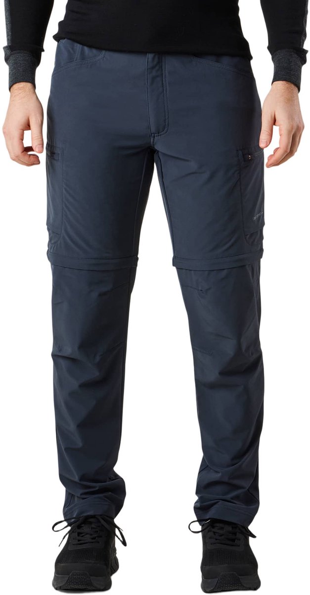 Swedemount Glittertind Zip-Off Broek PANTSOUT – Outdoor broek heren – 2XL Charcoal / Charcoal