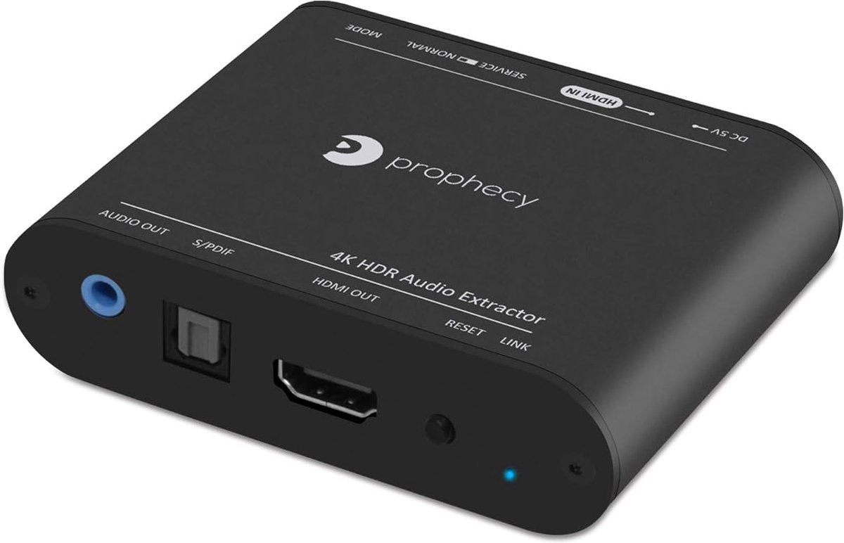 Audio Extractor Converter - HDMI Audio Splitter - 4K Signaal Verdelen - HDR Ondersteuning