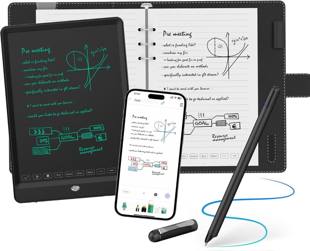 CLVP® Digitaal Notitieblok - Paper Tablet - Schrijftablet voor Volwassenen