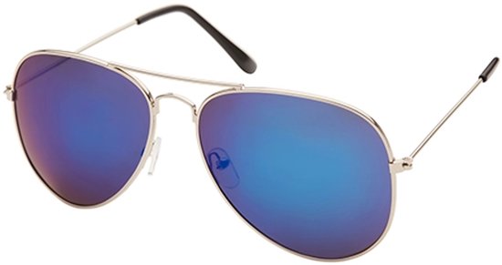 Freaky Glasses® - Piloten Bril - Festival Bril - Rave Zonnebril - Dames - Heren - Blauw Paarse Spiegellenzen van Freaky Glasses — afbeelding 4