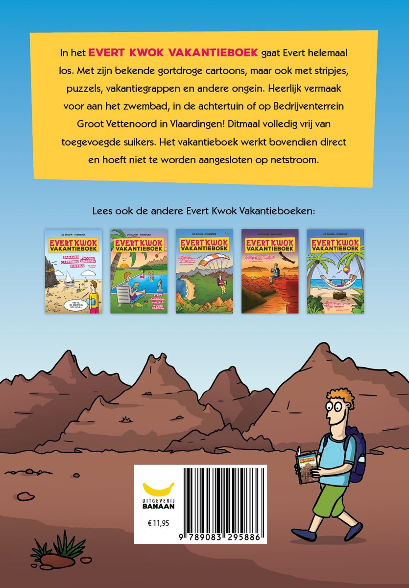 Evert Kwok Vakantieboek 6 met Evert en vakantieboeken.