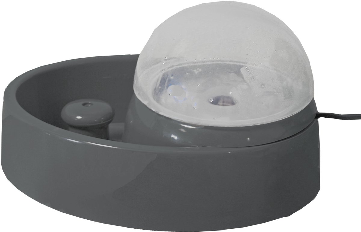Bol.com Boon Drinkfontein - Kat en Hond - Donkergrijs - 1,5 ltr aanbieding