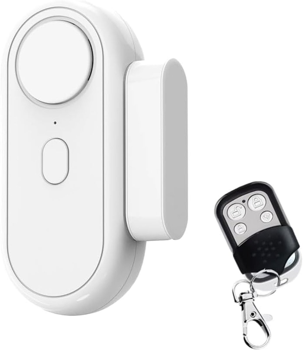 Deur Alarm Sirene - Raam Sensor - Huis Beveiliging - 120dB Verstelbaar Volume - 9 x 4 x 2 cm
