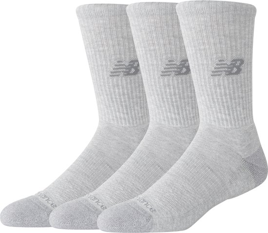 New Balance Active Crew Socks 3 Pack Chaussettes de sport unisexe - ATLETIC GREY