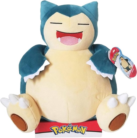 Pokémon - Snorlax knuffel - 30 cm - Pluche - Pokémon knuffel van Pokémon — afbeelding 4