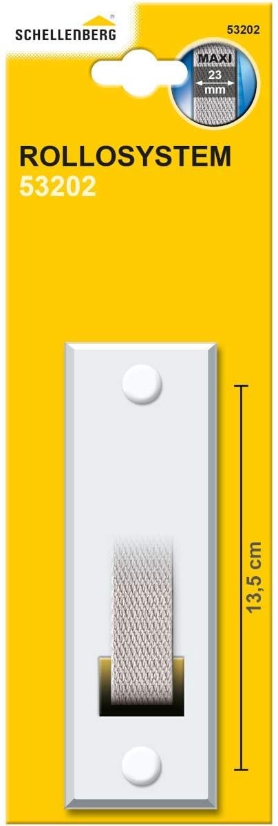 Afdekplaat Rolluikband - Opwinder Kap - Rolluik Reparatie - Standaard Maxi Model - 135mm Gatafstand - Wit