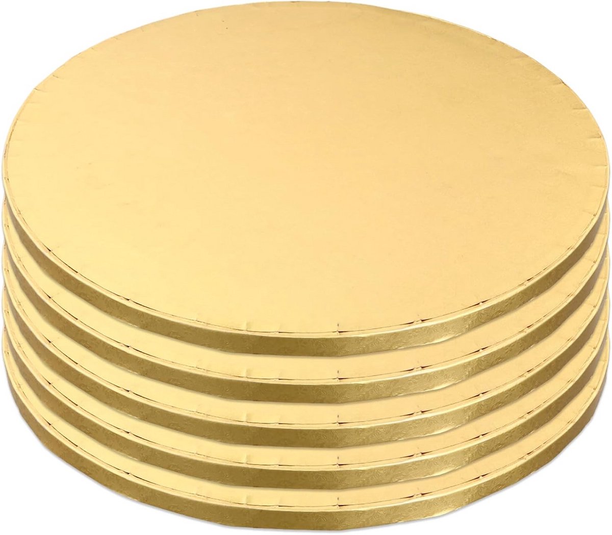Taartplaten Goud - Cake Borden - Taart Presentatie - Extra Dik Materiaal - 30cm Diameter - Goud