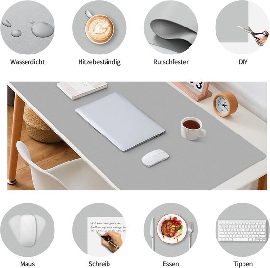 Bureauonderlegger Desktop Assistent White van papier DIN A2