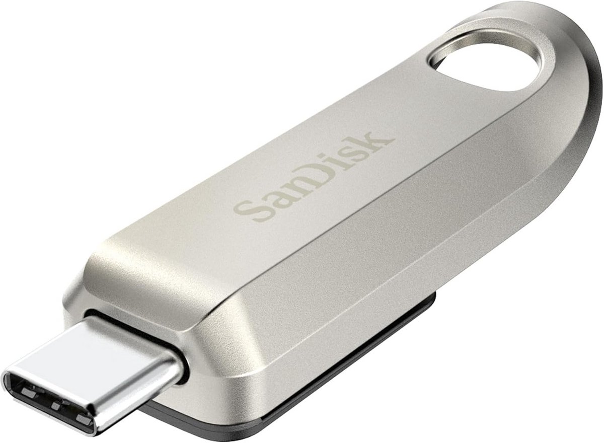 USB Type-C Geheugenstick - Flash Drive - Snelle Data Transfer - Luxe Metalen Behuizing - 512 GB Capaciteit - Zilverkleurig