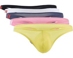 Heren String T-back Ondergoed Dunne IJszijde Lage Taille Slip