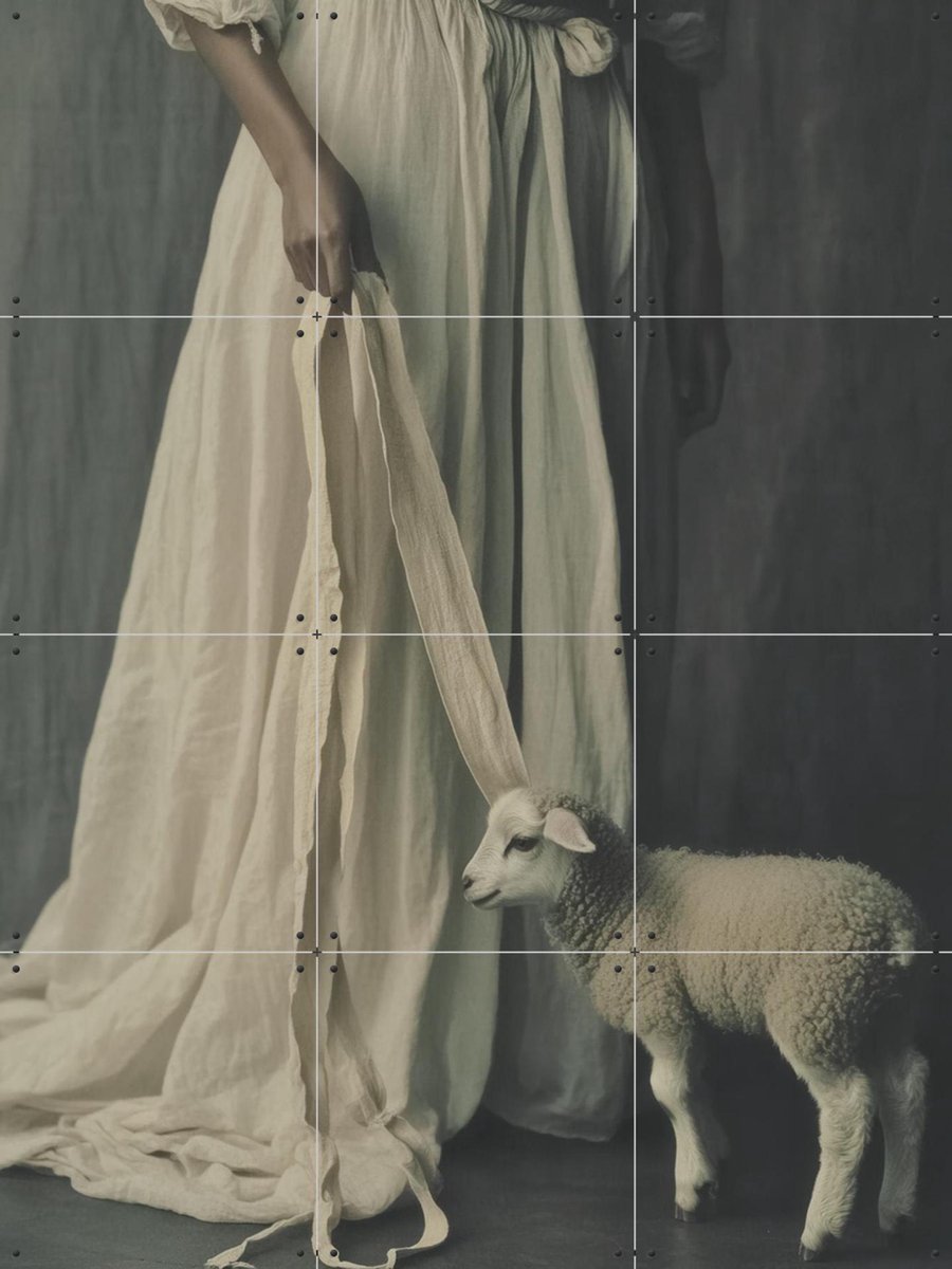IXXI Uma, STUDIO HANNAH LEMHOLT - 60 x 80 cm - Gratis ophangtool - Grote wanddecoratie en posters - Naturalisme, Fotografie, Woonkamer, Slaapkamer