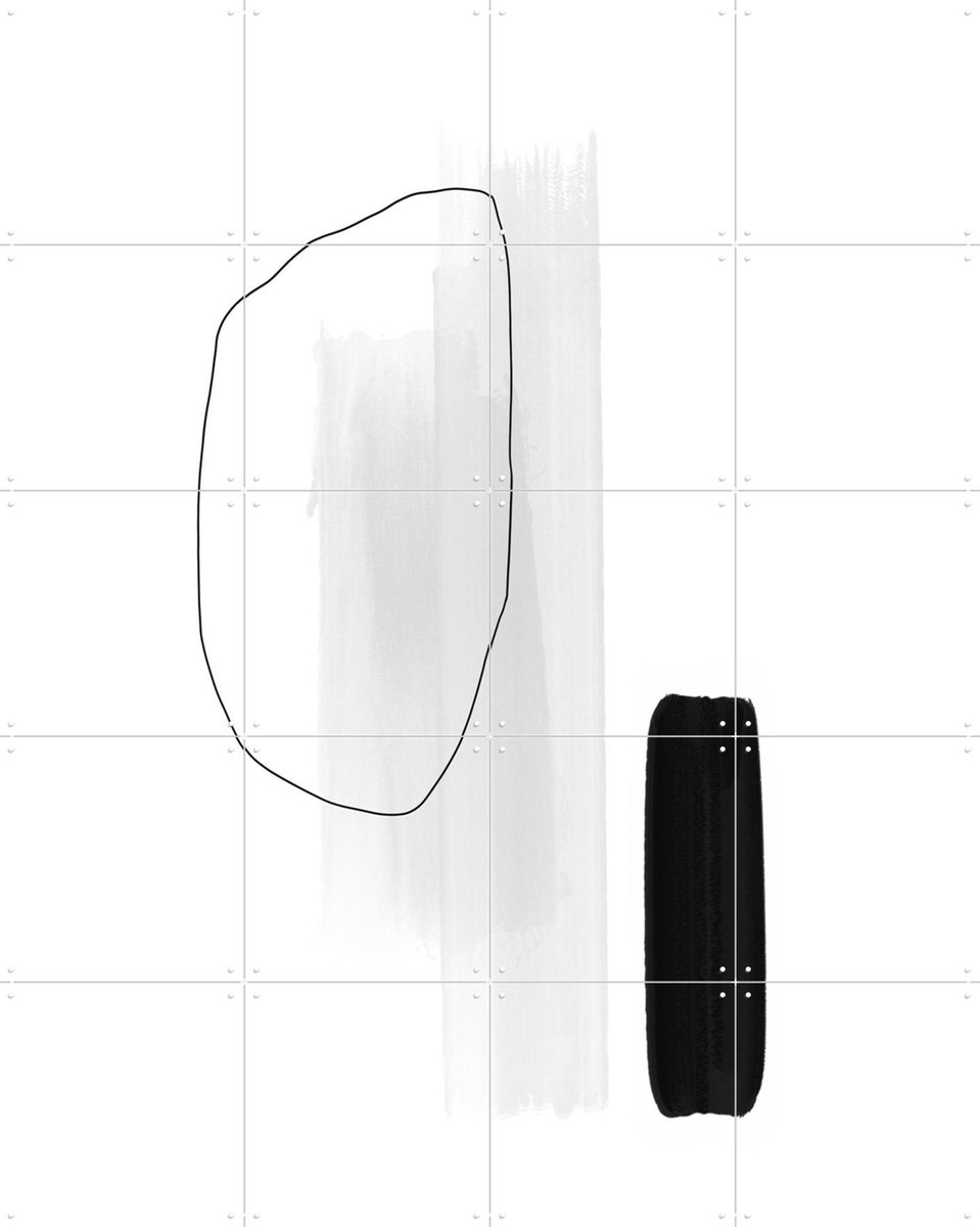 IXXI In this Together, uplusmestudio & Various - 80 x 100 cm - Gratis ophangtool - Grote wanddecoratie en posters - Abstract, Line art, Minimalisme