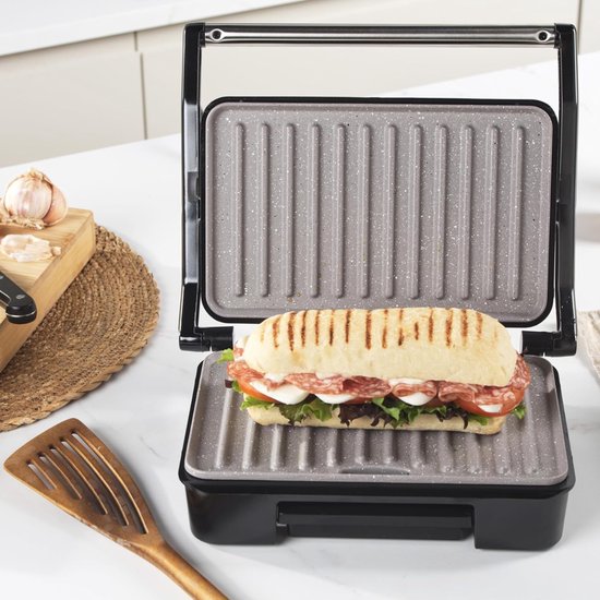Core® Contactgrill Met Uitneembare Platen - Contactgrill - Multi Grill - Zwart - 27cm x 9cm x 23cm — afbeelding 3