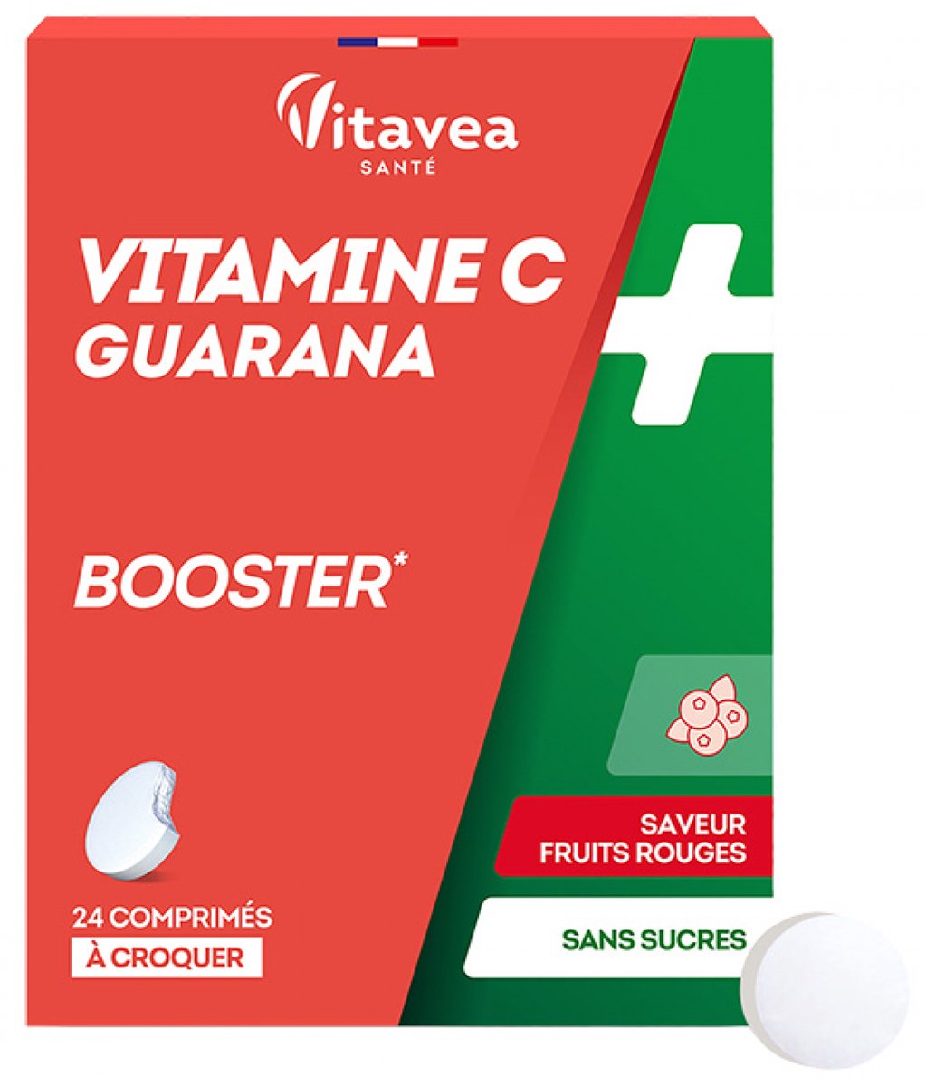 Vitavea Vitamine C Guarana 24 Kauwtabletten