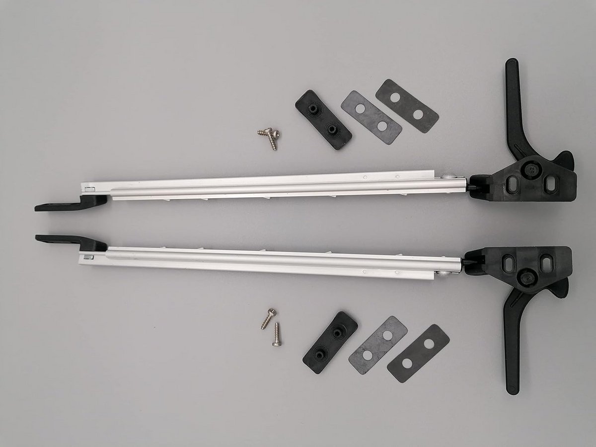 Scharnier Arm Set voor Caravan Raam Rechts en Links 23 cm