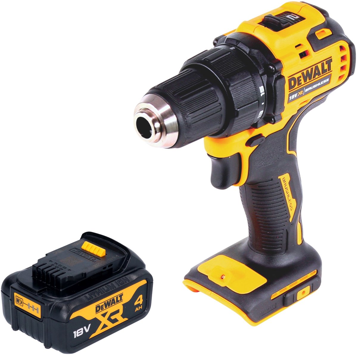 DeWalt DCD 708 N accuboormachine 18 V 65 Nm borstelloos + 1x accu 4,0 Ah - zonder oplader