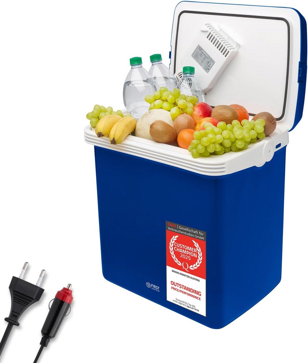 Elektrische Koelbox 32L Inclusief 12V en 230V Aansluiting - Koelt en Verwarmt Zuinig