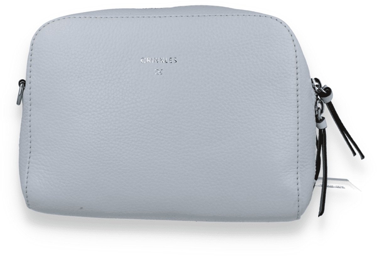 Crinkles Dames Crossbody Linen | Wit | Maat: One Size