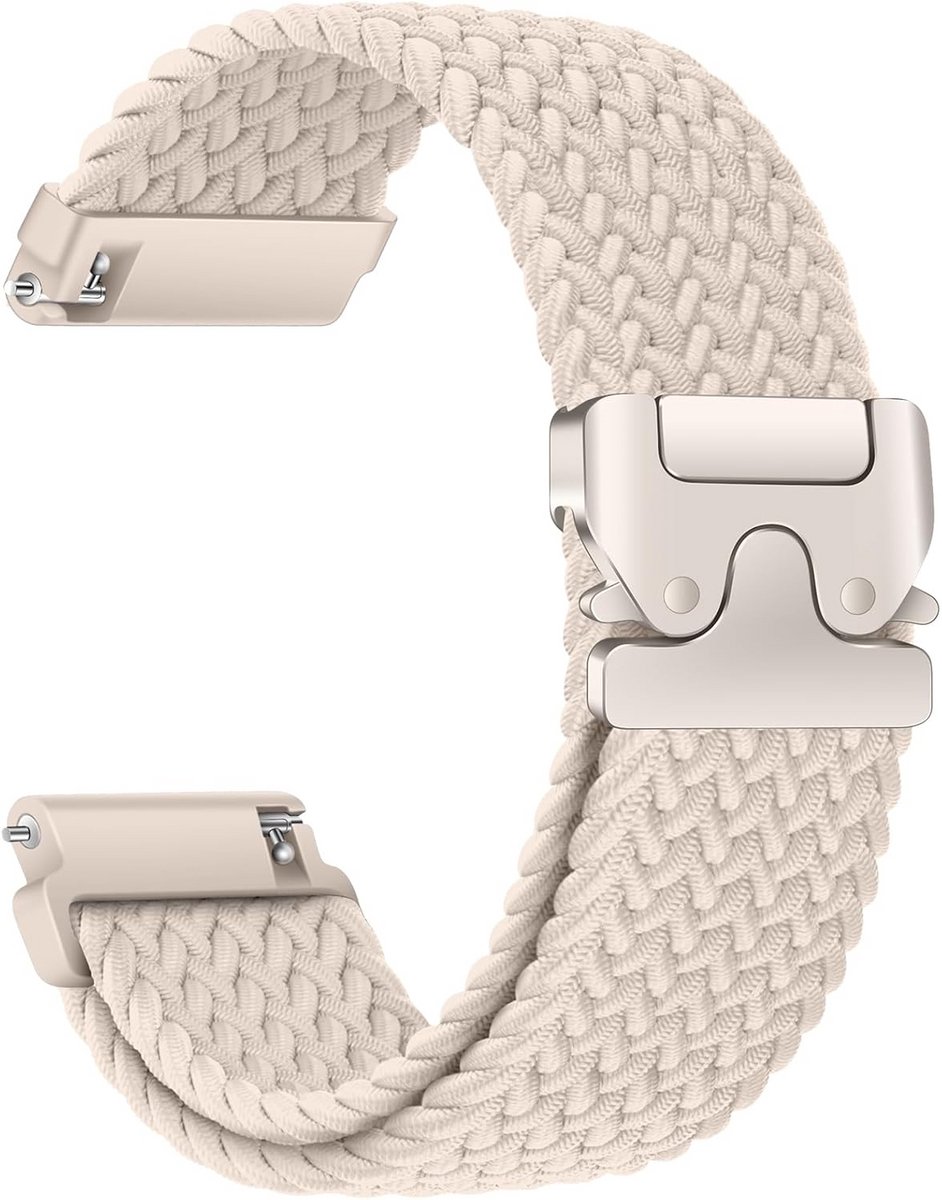 Geweven Nylon Horlogeband, Elastisch en Verstelbaar, Ademend voor Sport en Vrijetijd, Snelsluiting voor Smartwatches en Klassieke Horloges