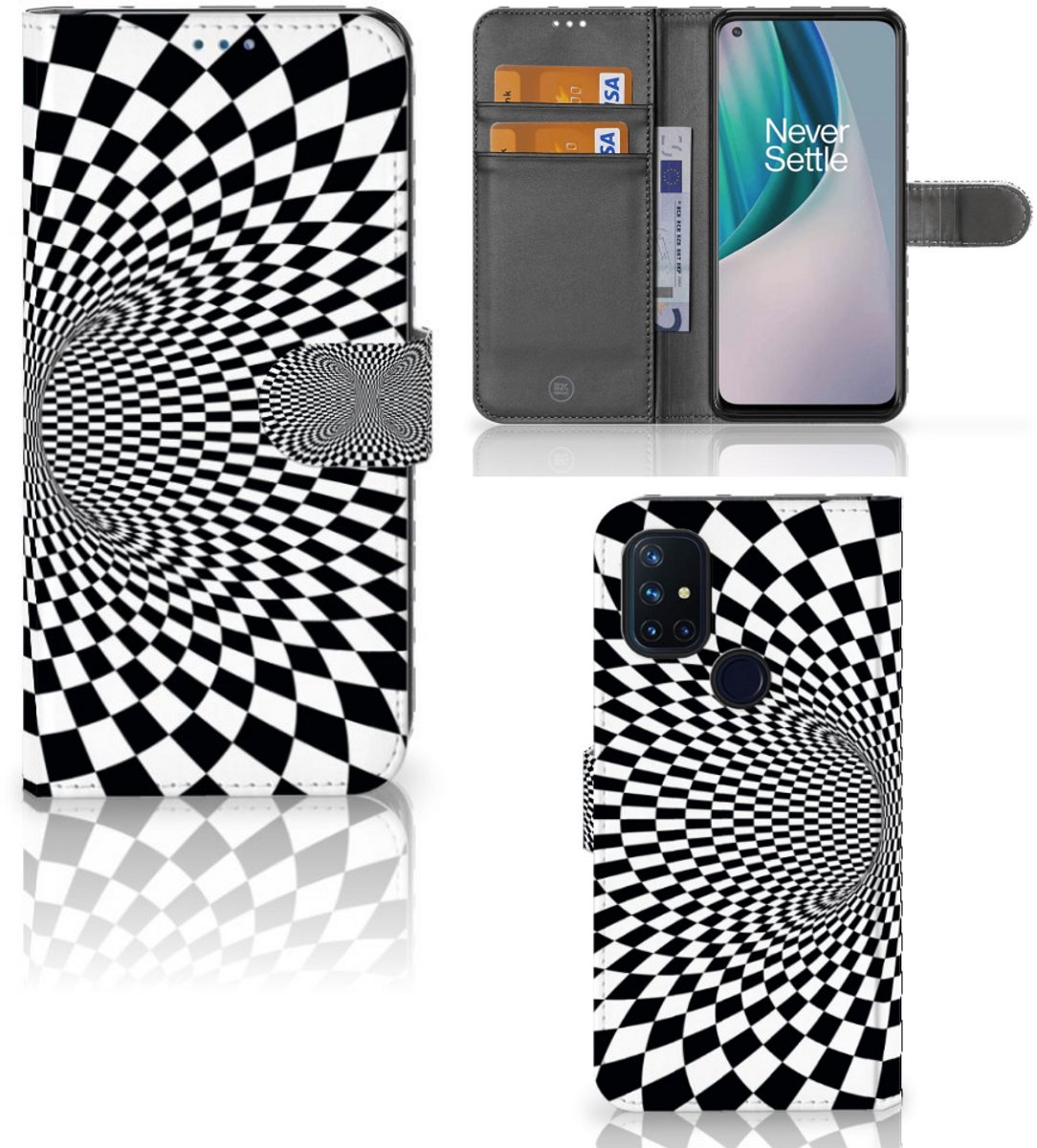 OnePlus Nord N10 Book Case Illusie