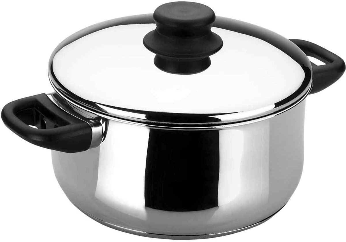 Braadpan 18 cm met Deksel - Antiaanbaklaag