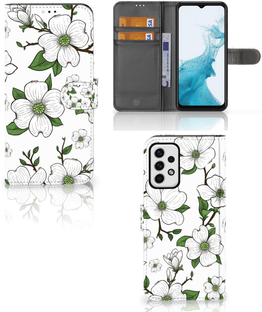 Samsung Galaxy A23 Hoesje Dogwood Flowers