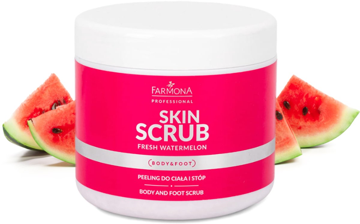 Farmona Fresh Watermelon - Lichaam en Voet Peeling - Regenererend, 500 g