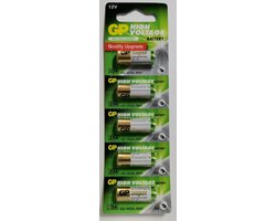 5 stuks 12 Volt Alkaline Batterij voor Afstandsbediening en Elektronische Apparaten