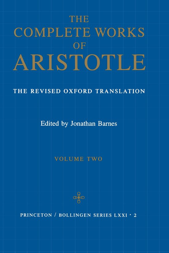Complete Works Of Aristotle v 2