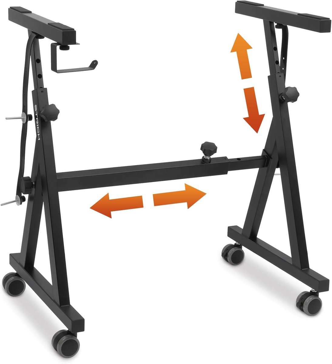 Verstelbare Piano Keyboard Stand - Draagbare Muziekstandaard voor Elektrische Piano's