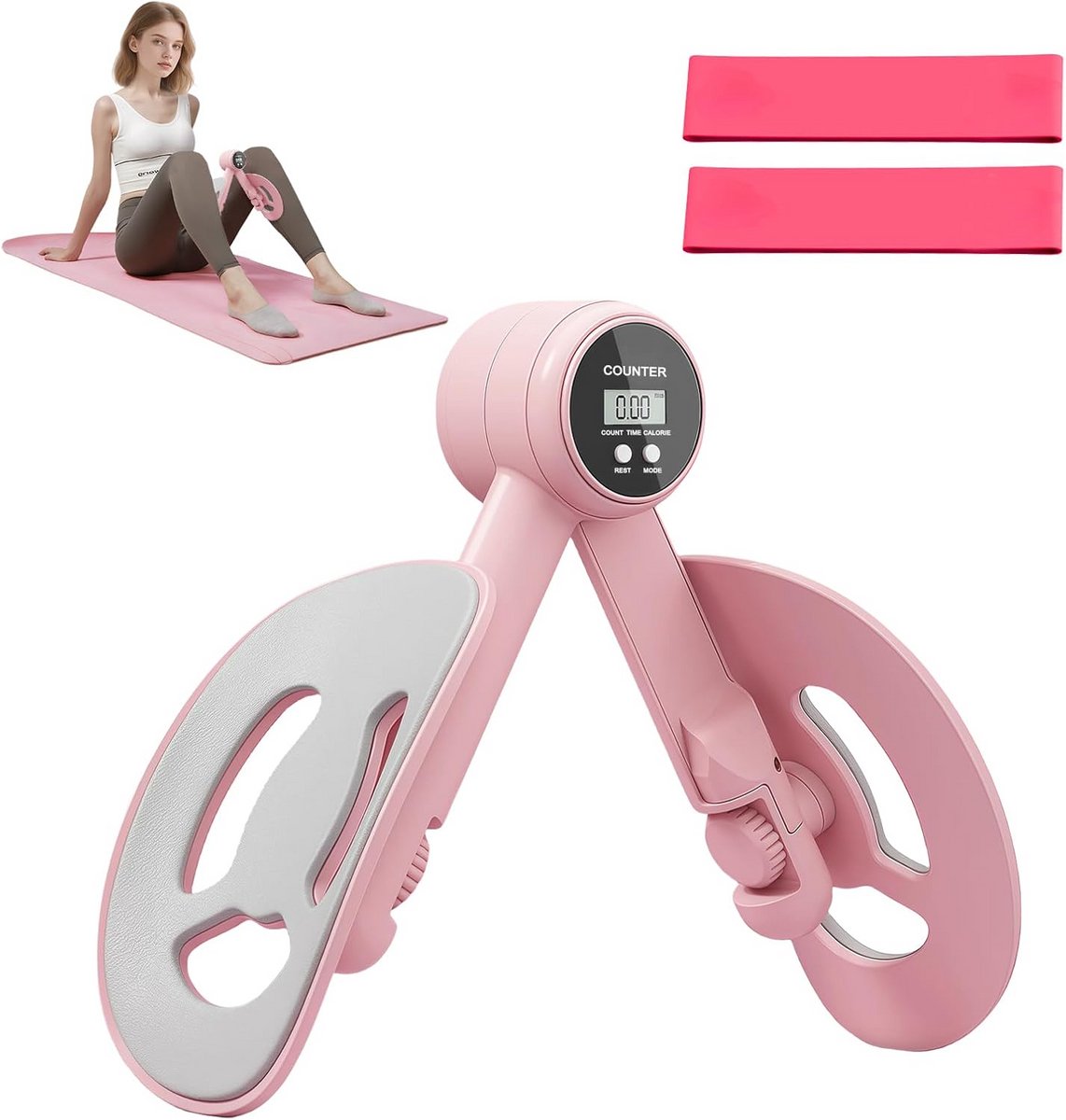 Verstelbare Thigh Trainer voor Thighs, Buikspieren en Armen - Thuis Fitness Apparaat