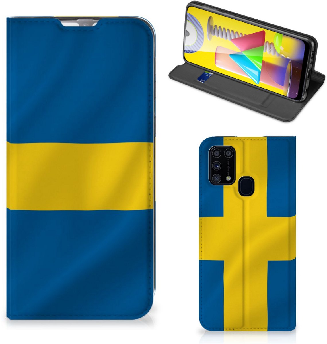 Samsung Galaxy M31 Standcase Zweden
