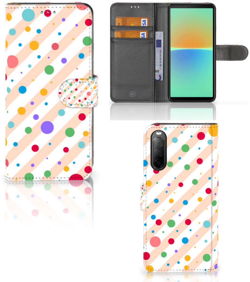 Sony Xperia 10 IV Telefoon Hoesje Dots
