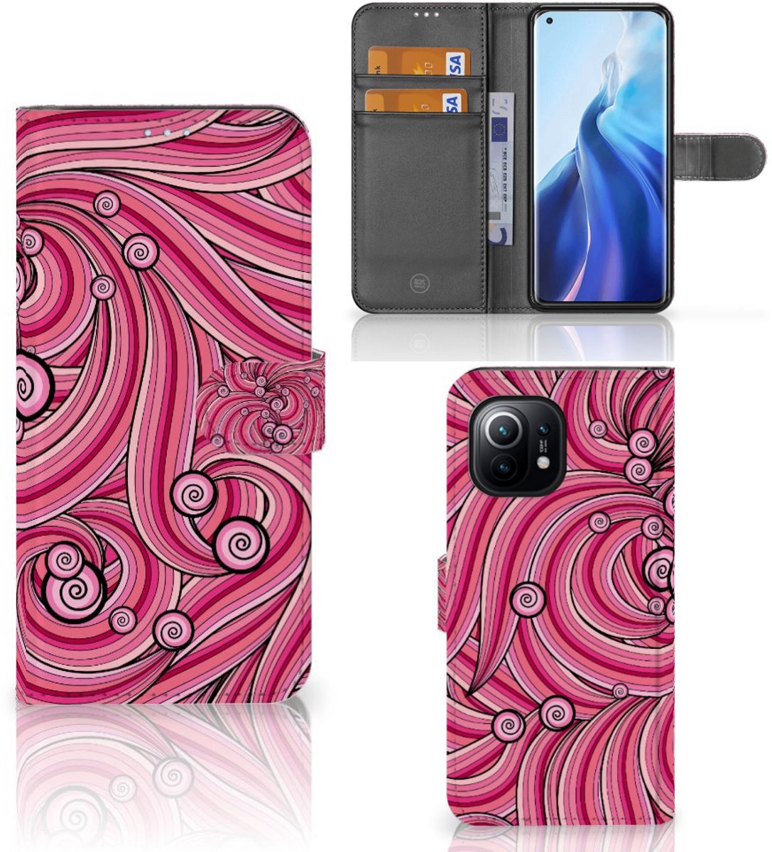Xiaomi Mi 11 Hoesje Swirl Pink